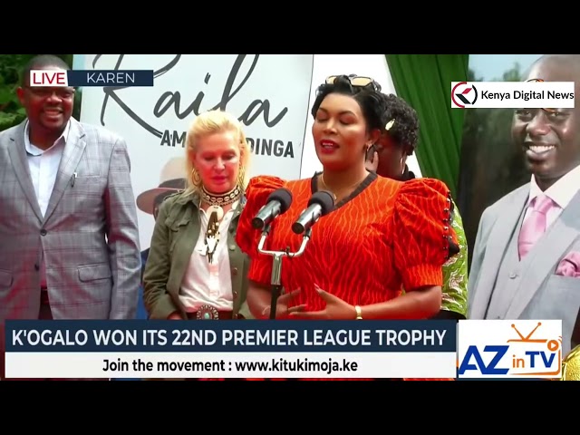 Rosemary Odinga's remarks as Ida Odinga receives FKF Trophy from Gor Mahia