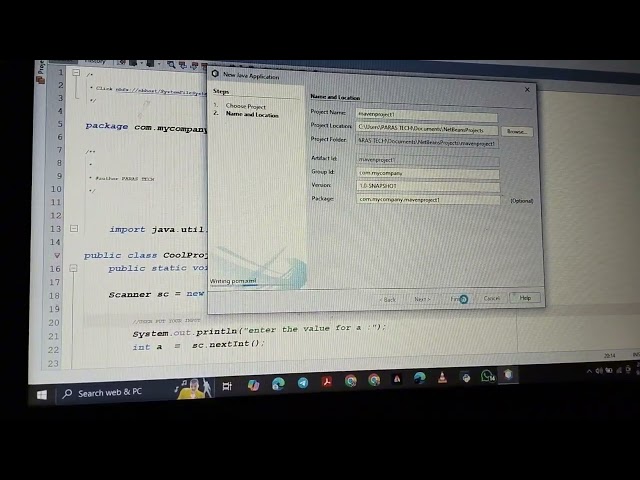 How to create ?? 🤔/JAVA PROJECT/ by using Apcha.netbeans!🤫