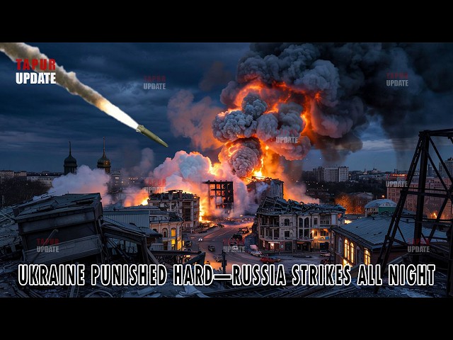 Russia’s No-Mercy Missile Strike Hits Ukraine at Night