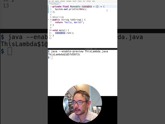 Java lambda expressions: what does 'this' refer to? #java #lambda