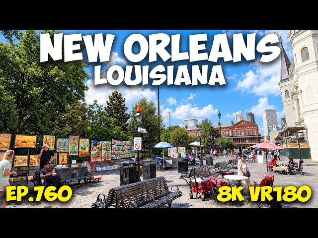 Awakening the Crescent: Dawn in New Orleans ep.760 #8k #vr180 #3d #travel