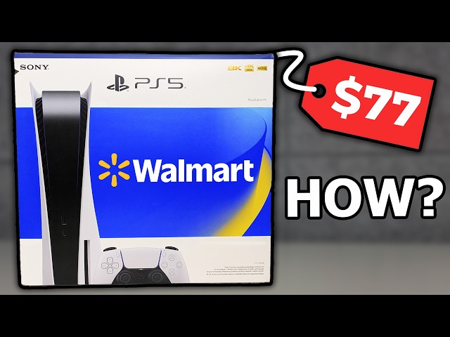 I bought a $77 PS5 from Walmart... 🤨