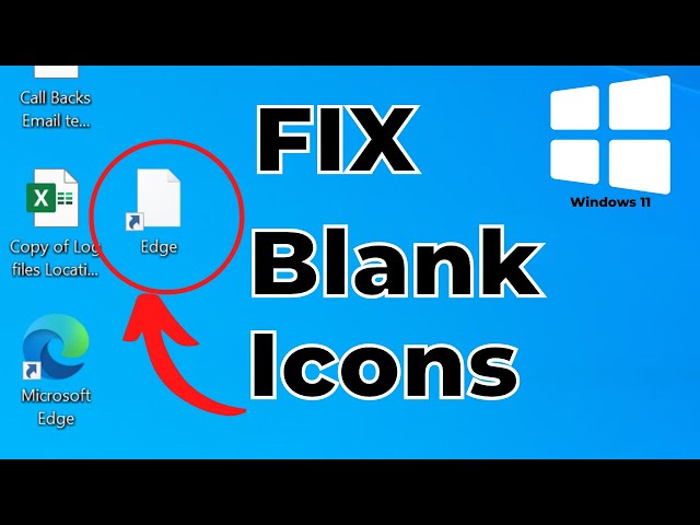 How to Fix Blank White Desktop Shortcut Icons in Windows 11/10 | Easy Solutions for a Clean Desktop