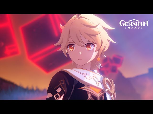 Cutscene Animation: "It's Only Ever Been About Us" | Genshin Impact #Aether #Lumine #WeMeetAgain