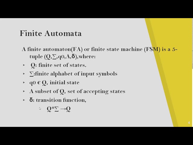Finite Automaton 1