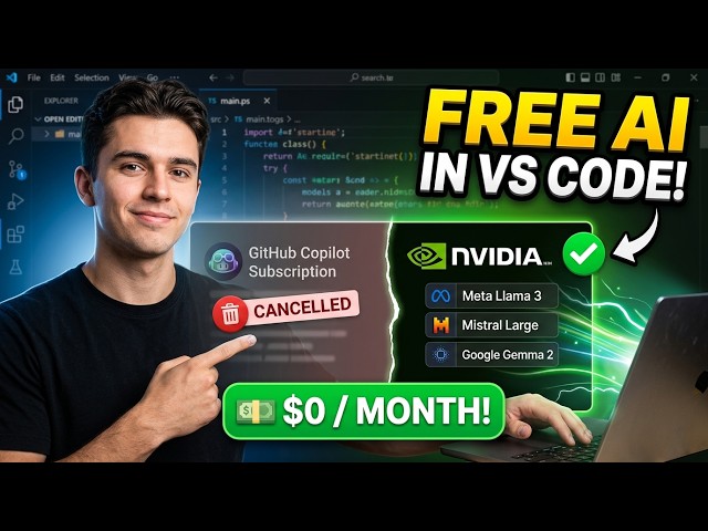 I Replaced my Copilot Subscription with Free AI Models | Step by Step Tutorial