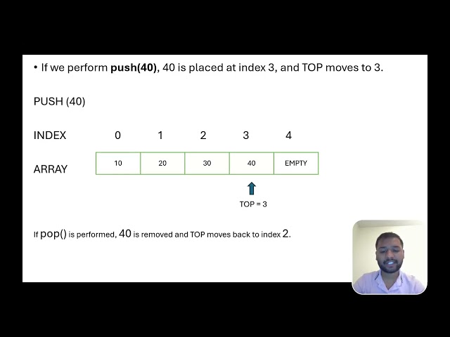 Stack Data Structure in C++ | LIFO, Push, Pop, Peek, Overflow & Underflow