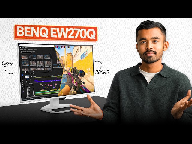 BenQ EW270Q Monitor Review: Best 27 Inch 2K 200Hz USB-C Gaming Monitor Under 20000?
