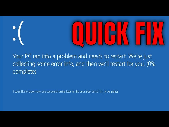 How to Fix the PNP Detected Fatal Error on Windows [Solution]