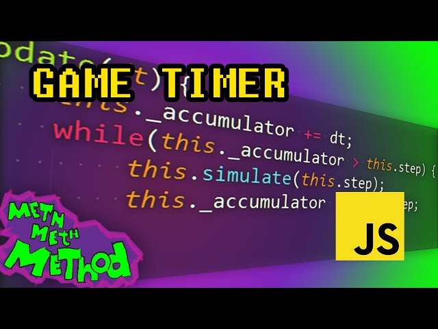 Writing a Proper Game Timing Mechanism in JavaScript