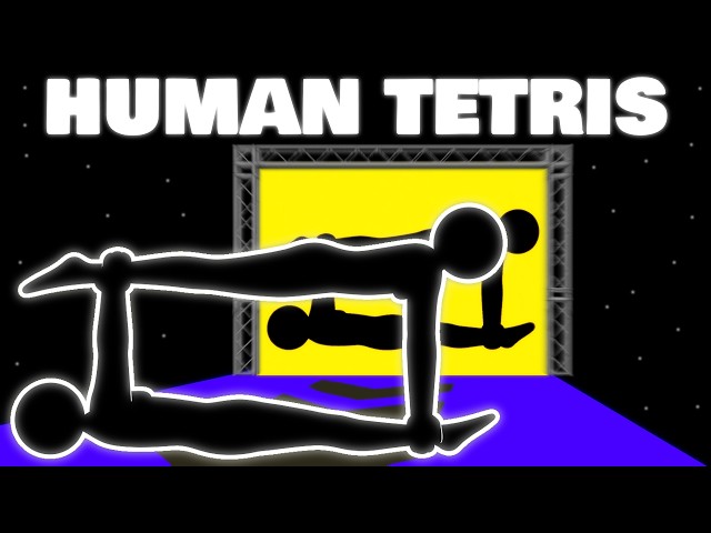 HUMAN TETRIS | CO-OP x 2 Players | Impossible Immersive Interactive Warm Up