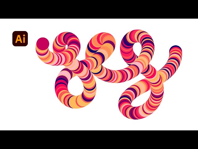 How to Create Colorful Abstract Design using Recolor Artwork | Illustrator Tutorial