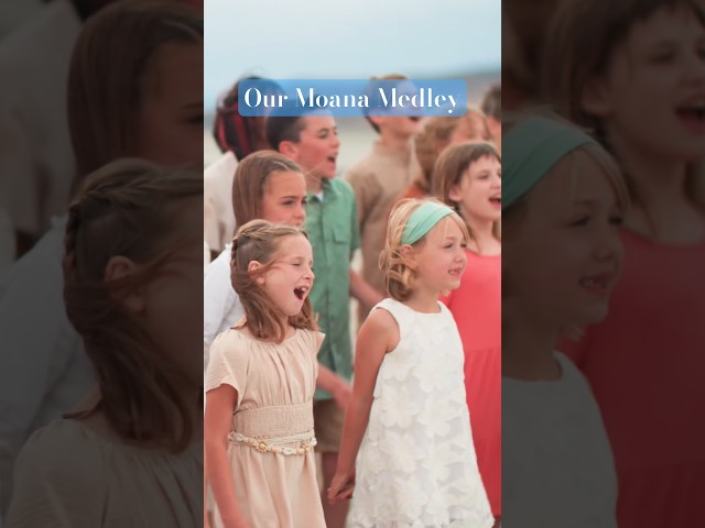 You’ve never heard a ‘Moana Medley’ like this. 🌊🐬🌺 #childrenschoir #disneymusic #moana