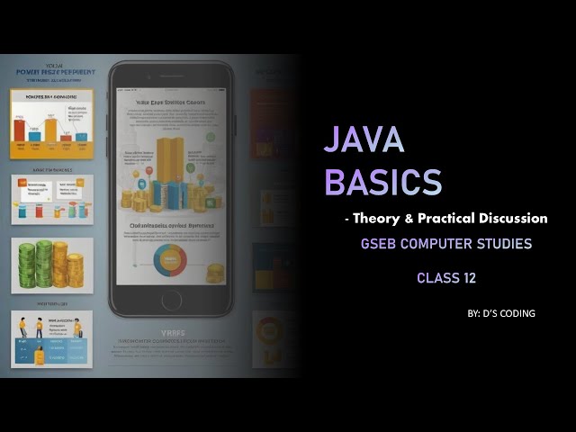 GSEB COMPUTER STUDIES CLASS 12 CHAPTER 7 English | Java Basics | Theory+examples