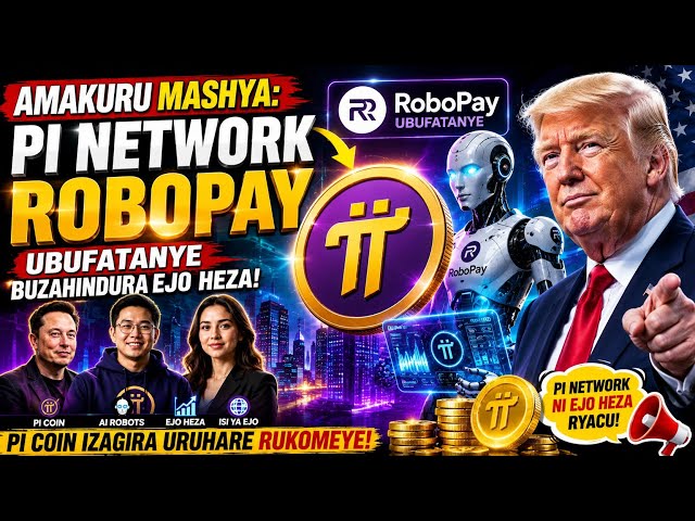 Pi network🚨PI NETWORK NA ROBOPAY: PI COIN IGIYE GUKORESHEZWA N’IMASHINI ZA AI? 🤖🔥 BIHINDUYE ISURA