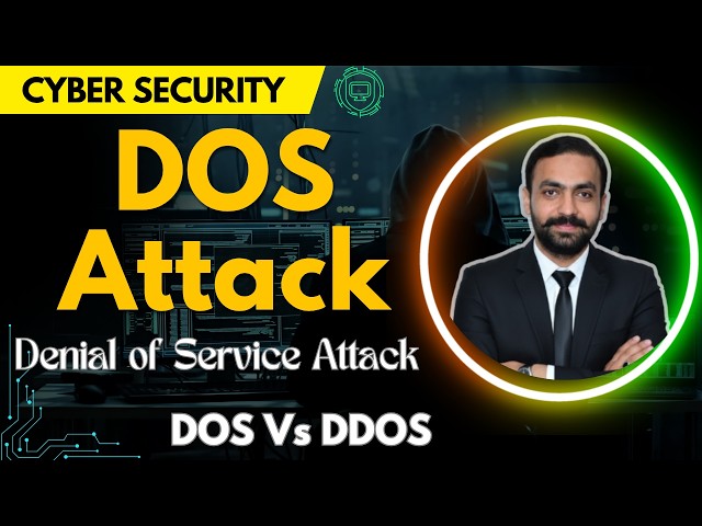 DOS attack in Cyber Security | Denial of Service Attack | DOS Vs DDOS | Lec-8
