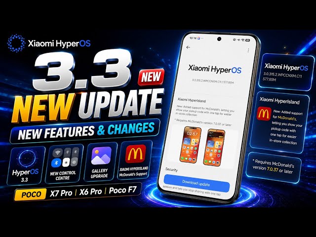 HyperOS 3.3 New Update 🔥 New Features & Changes