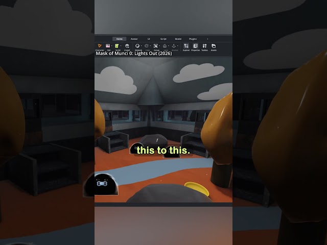 How to make Roblox horror games look good #shorts