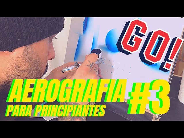 AIRBRUSHING FOR BEGINNERS #3 | Exercises to Get Started and How to Use Stencils with Your Airbrush.