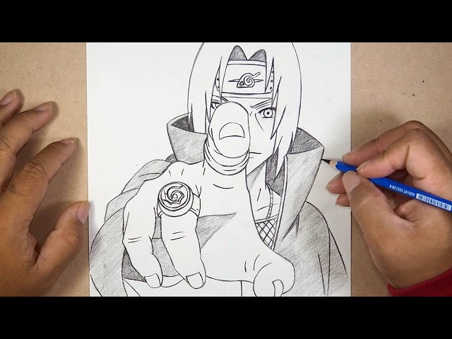 How to Draw Itachi Uchiha Step by Step | Easy Itachi Drawing