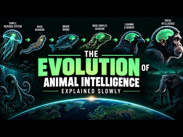 The Evolution of Animal Intelligence Explained Slowly (For Sleep)