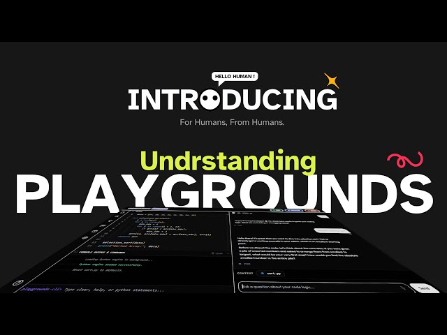 Undrstanding Playgrounds IDE - Learn to code - Walk through