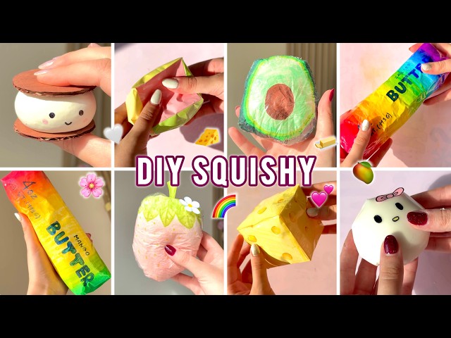 8 IDEAS | How To Make Squishy | Easy DIY Squishy