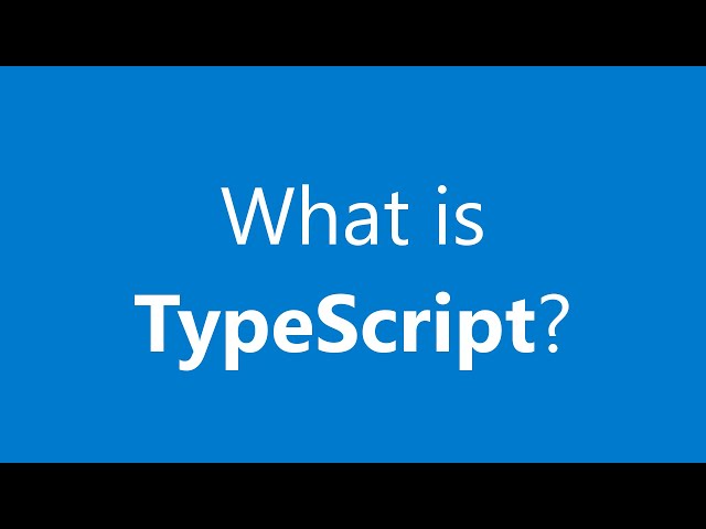 What is TypeScript?