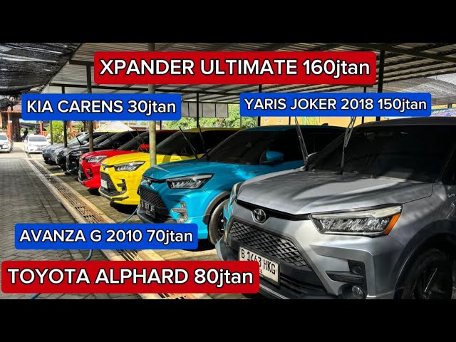 ABUNDANT STOCK AT PRABU MOTOR KIA CARENS 30 MILLION RANGE CASH