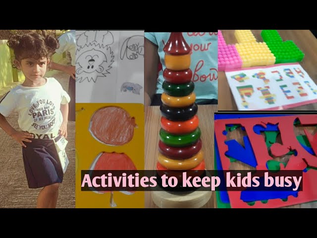 Activities for kids | Keep kids busy at home #activitiesforkids