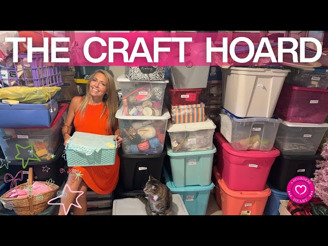I Hoarded Craft Supplies for YEARS | Now We’re Decluttering it ALL 