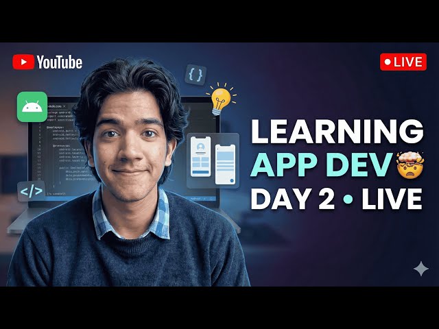 Day 2: Android Development Using Java | Basics & Project Setup (Live)