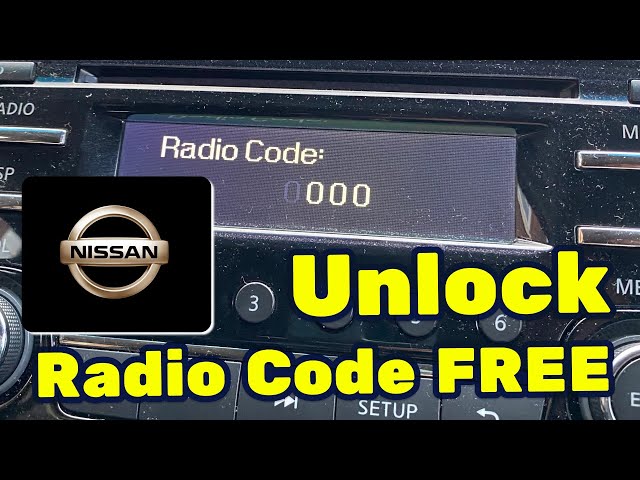 How To Get Your Nissan Radio Code For Free | Nissan Radio Code UNLOCKED