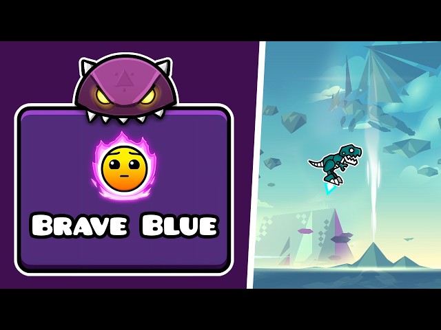 EVENT LEVEL #23: "Brave Blue" (LEGENDARY HARD) by Glubfuberz | Geometry Dash