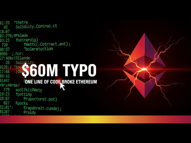 The $60M Typo: One Line of Code That Broke Ethereum