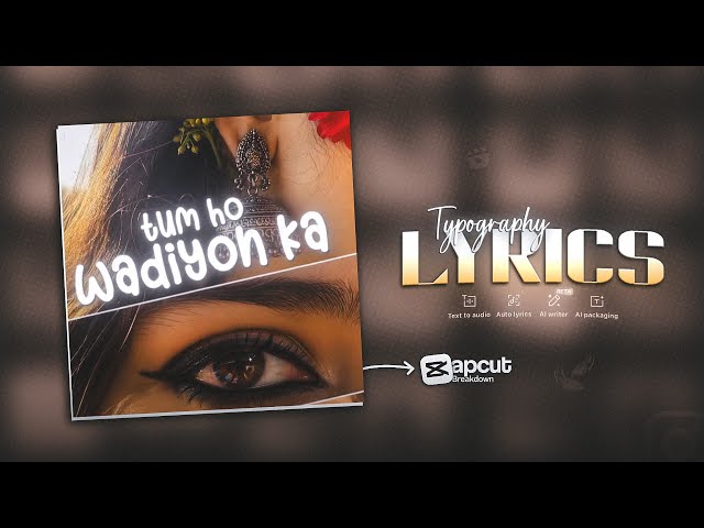 💫 Couple Photo Lyrics Video Editing | Trending Reels Video Editing In Capcut