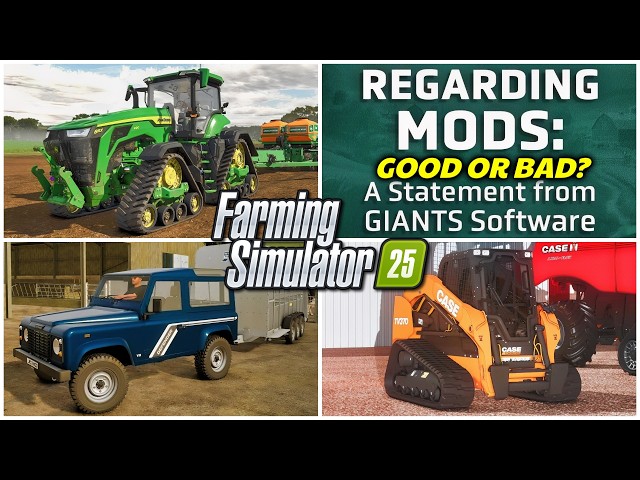 Farm Sim News - Gamescom Week, Future Mods, & Paying For Mods? | Farming Simulator 25