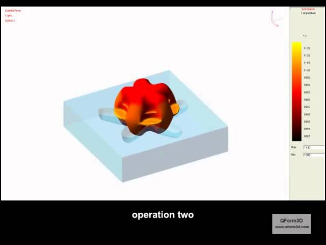 QForm3D Forging Simulation