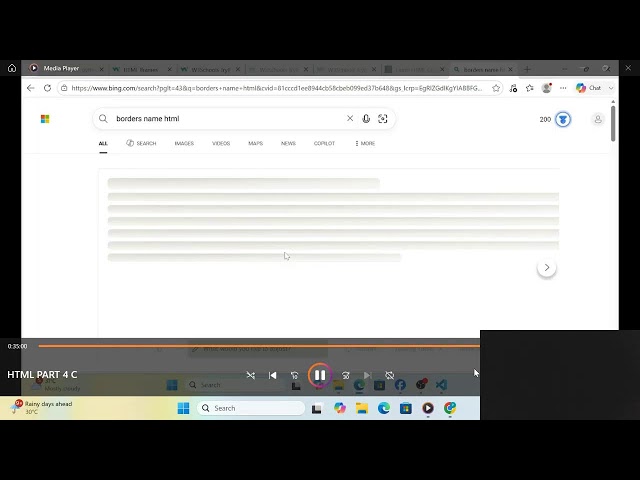 HTML TUTORIAL PART 4