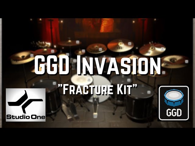 Mix-Ready GGD Invasion "Fracture Kit" | Studio One Template (Free PlugIns Only)
