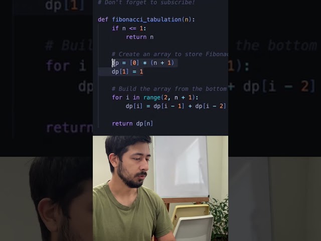 Avoid Making This Coding Interview Mistake | Dynamic Programming  #softwareengineer #coding #python