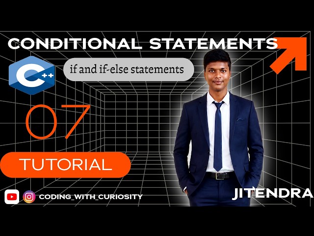 Conditional statements (if and if-else statements) in C++ in Telugu #telugu #conditionalstatements