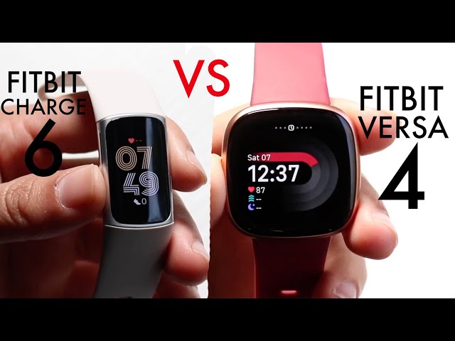 FitBit Versa 4 vs. FitBit Charge 6 en 2025 (Comparativa) (Análisis)