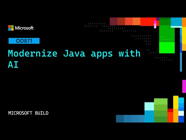 Modernize Java apps with AI​ | OD871