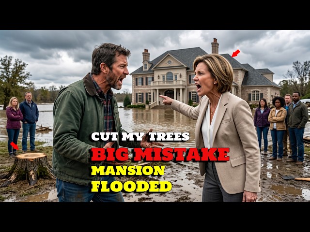 HOA Karen Ordered My Trees Removed — Then Her Mansion Flooded in the First Storm