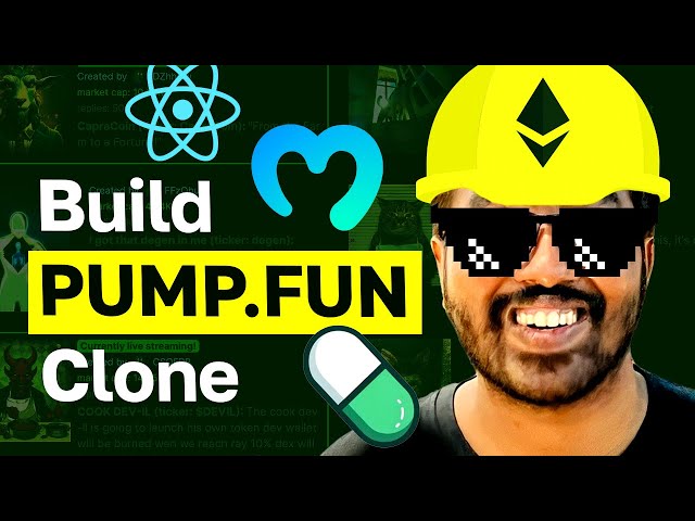 Build a PUMP.FUN clone | Full Tutorial | React, Solidity, Hardhat, Moralis