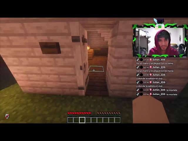 Jugando Minecraft en mi server java