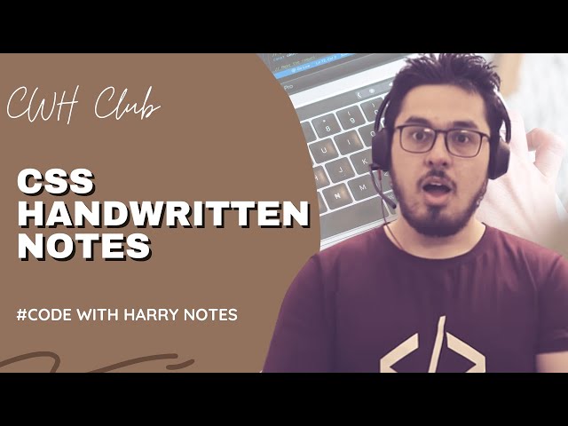 CSS Handwritten Notes + Cheatsheet | Download | Codewithharry