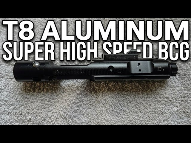 Worth The Upgrade Or Flawed? T8 Aluminum Super High Speed BCG. Full Review. 