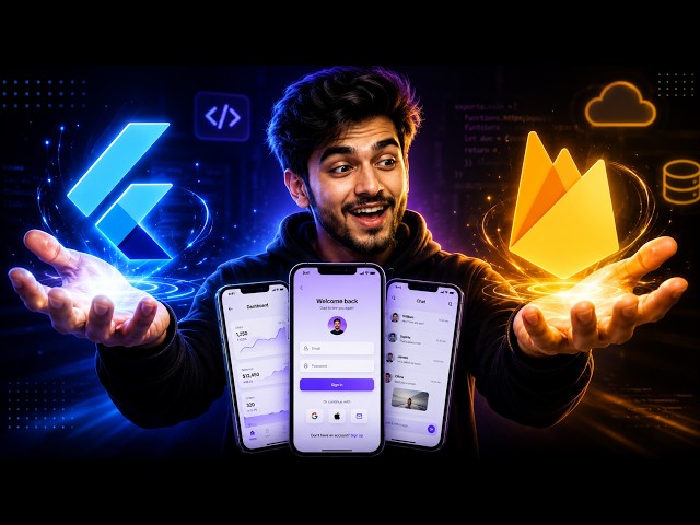 Flutter + Firebase Full Course 2026 - Auth, Realtime DB, Cloud Functions